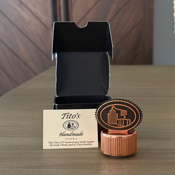 Tito's Copper Bottle Topper - Picture 2 of 8
